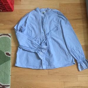 Pin Striped Abercrombie Button Up Shirt